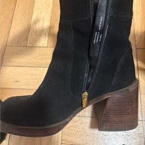 ASOS Black Heeled Boots